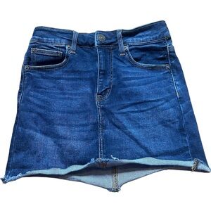 Eagle High-Rise Mini Skirt - Size US 4, Ruffle Detail, Lightweight & Casual